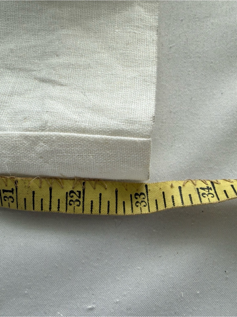 NWT Crisp Ivory Lined Linen Wide Leg Pants - Picture 12 of 12